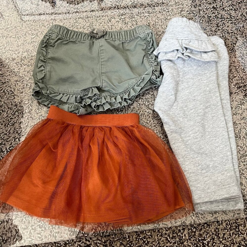 12m bottoms skirt short pants